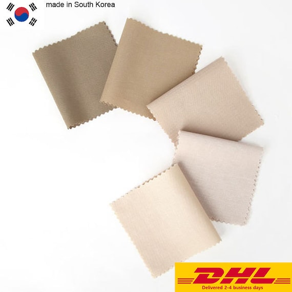 Combed Cotton Fabric Solid Fabric by the Yard 44 Wide SY Etsy