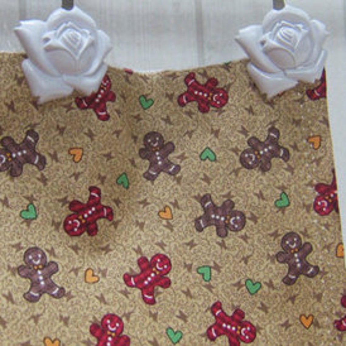Cotton Fabric by the Yard Gingerbread man Character Fabric Etsy