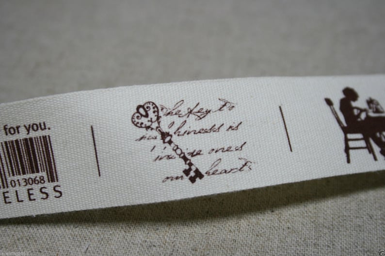 Korean Zakka Cotton 100/% Fabric Label Handmade Sewing 1y 2.5cm YH05 laceking2013