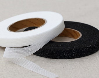 Stay Tap Premium Quality 40yards 1cm Iron On Polyester Melt Tape Fusible Interlining Adhesive Interfacing Silk Tape Laceking