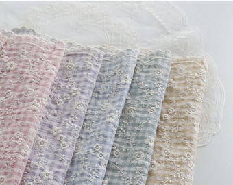 Cotton lace fabric