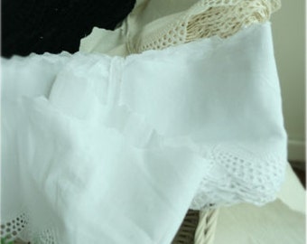 10 + free 4yds Broderie Anglaise wedding vintage Eyelet lace trim 4.1"(10.5cm) YH1415 laceking2013 made in Korea