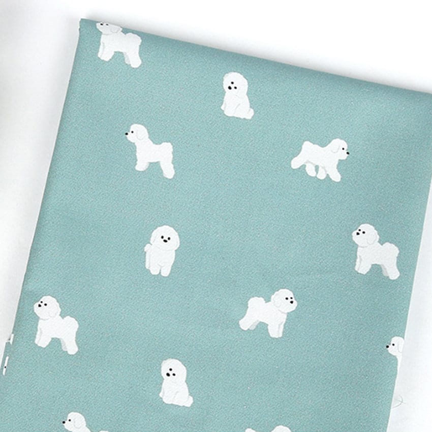 Cotton Fabric Dog Fabric by the Yard 44 Wide SY Cute Etsy