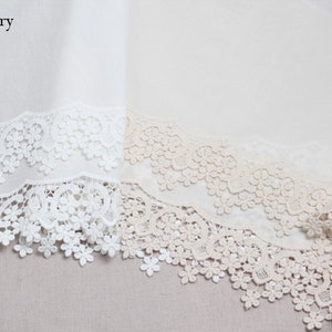Premium Quality 1y Broderie Anglaise Embroidery cotton eyelet lace trim 31cm YH1511 laceking2013 made in Korea