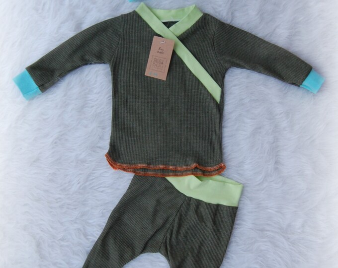 SALE Unique 03 Month Baby Boy Kimono Thermal Outfit With Etsy