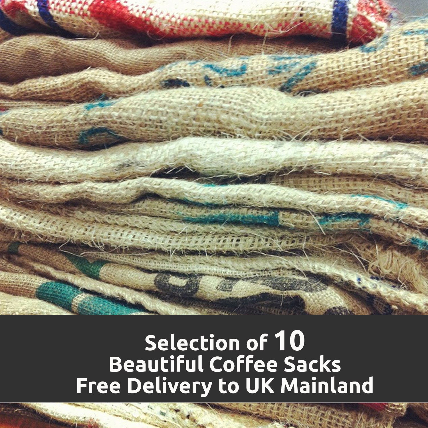 Huge Selection of Original Coffee Sacks Burlap Sacks Hessian