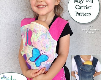 Baby Doll Carrier Pattern with Nylon Adjustable Straps for You to Make PDF Pattern