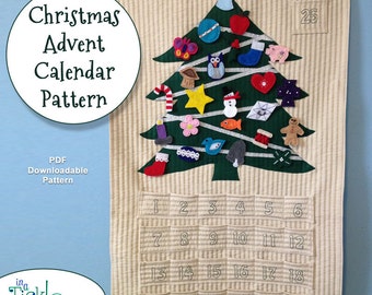 Christmas Advent Calendar Pattern for You to Make