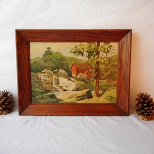 Paint By Number Mid Century Wall Hanging Western Landscape Paintings Nostalgic Gifts