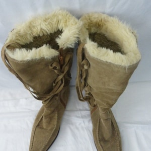 Wonderful Winter Women&#39;s Boots Size Pre-Owned Shoes, Strap up Boots,