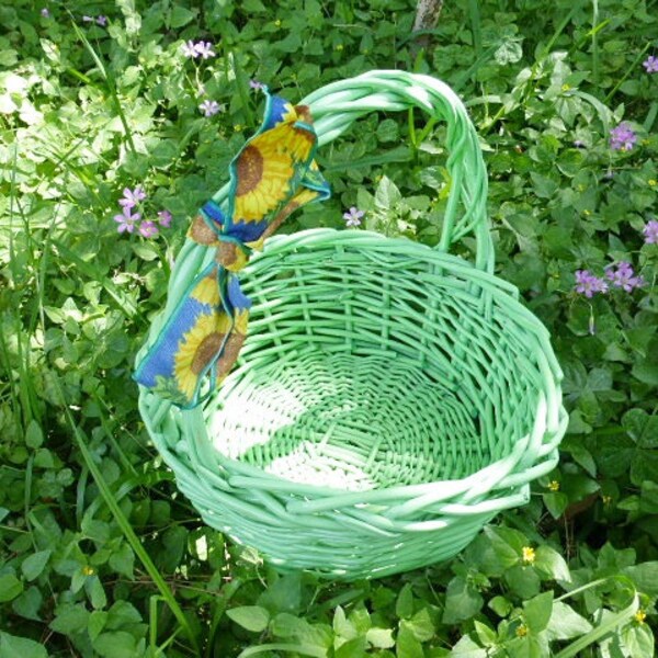 Mint Basket Etsy