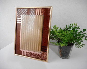 Rose Gold Flower, Vintage, 5x7 Picture Frame