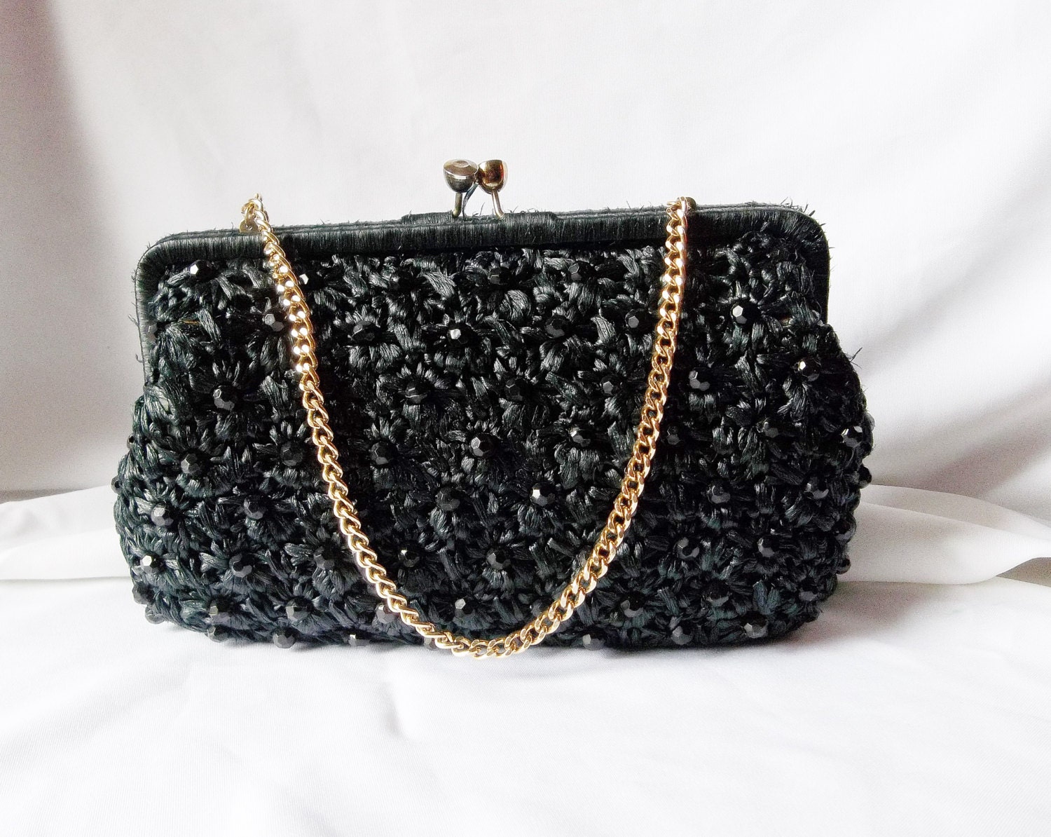 クラッチバッグ Black Beaded Handmade Clutch il_fullxfull.649553630_92bo.jpg