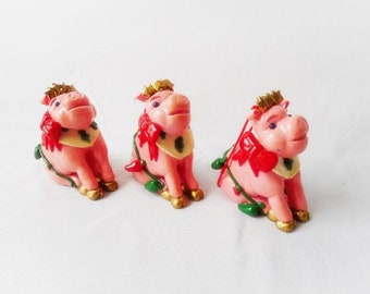 Silvestri  Christmas Tree Pig Ornament Vintage Home Decorations