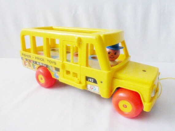 fisher price school bus 1965