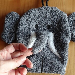 Washing glove elephant for children zdjęcie 2