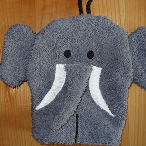 Washing glove elephant for children zdjęcie 1