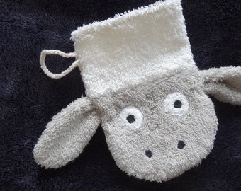 Washcloth Sheep for children