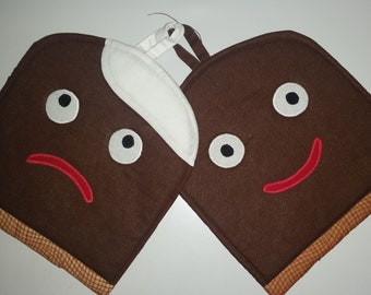 Potholders Chocolate kisses