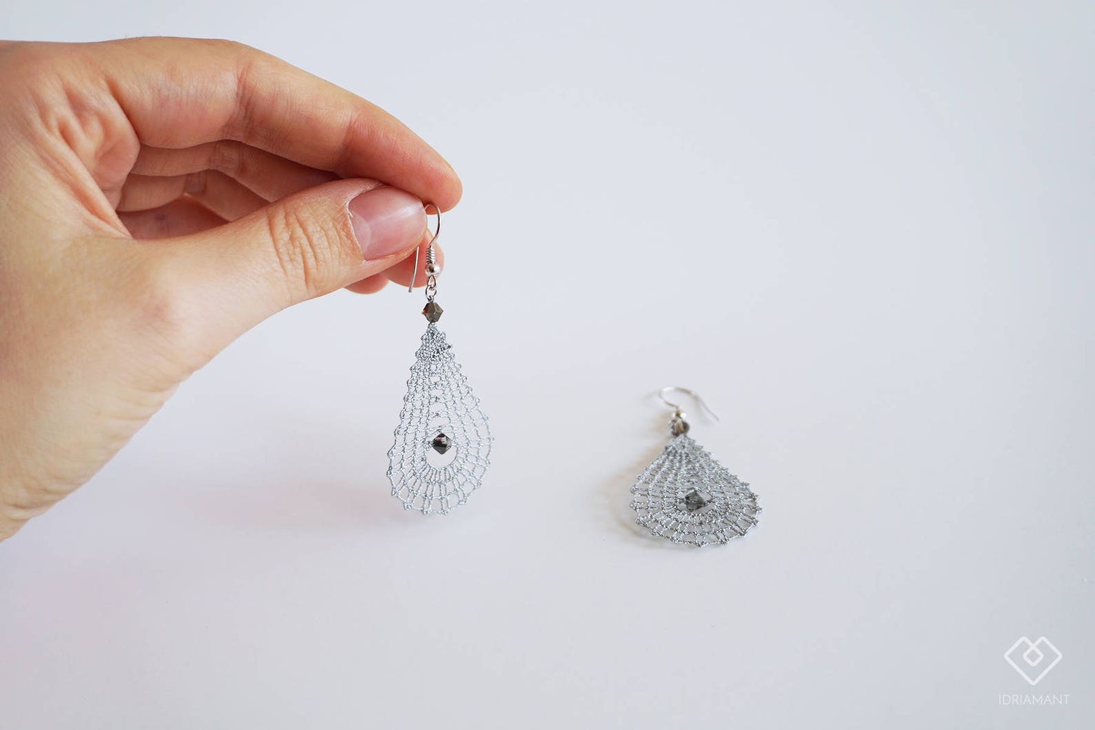Elen Henderson Teardrop Swarowski Earrings main image 1