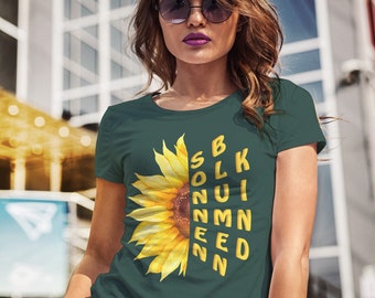 Boho T-Shirt Sunflower Child for Women | Women's shirt sunflower | Hippie t-shirt gift idea