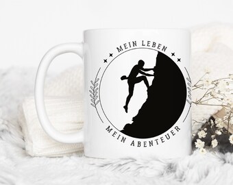 Bekerklimsport | Avontuurlijke koffiemok cadeau