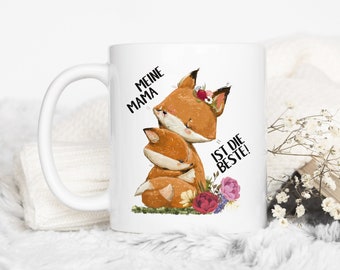 Mama ist die Beste Tasse | Kaffeebecher Geschenk zum Muttertag