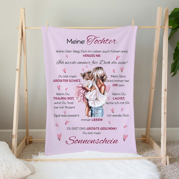 Geschenk Für Tochter Von Mutter Decke Tochterdecke - Etsy.de