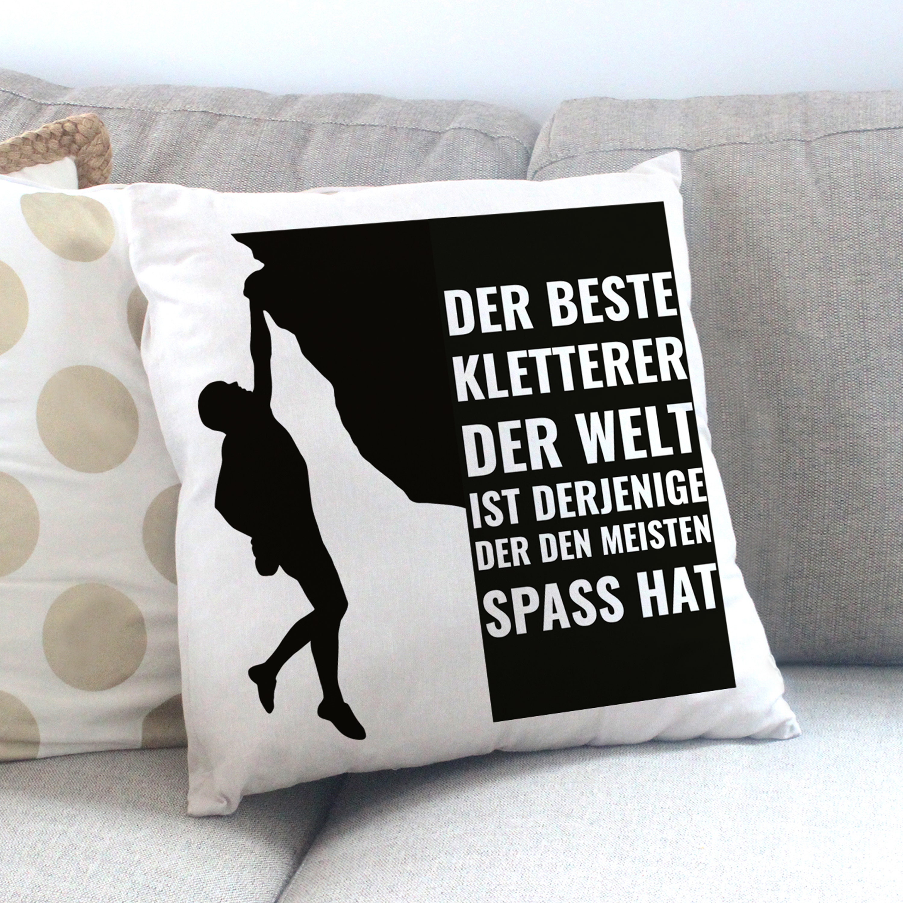 Sofakissen Kletter Sprüche Dekokissen Kissen mit Füllung Etsy 日本