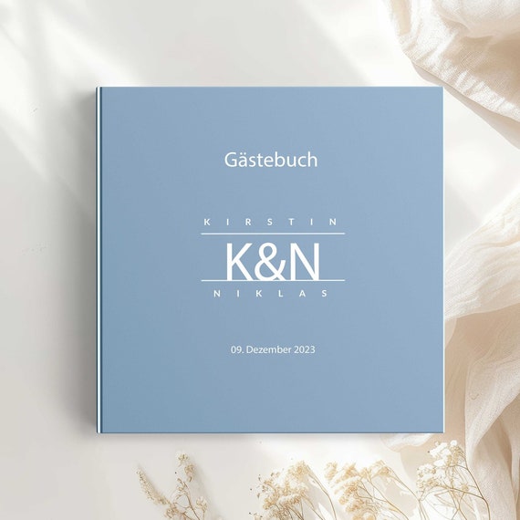 Gästebuch mit Fragen personalisiert | Fotobuch Hochzeit