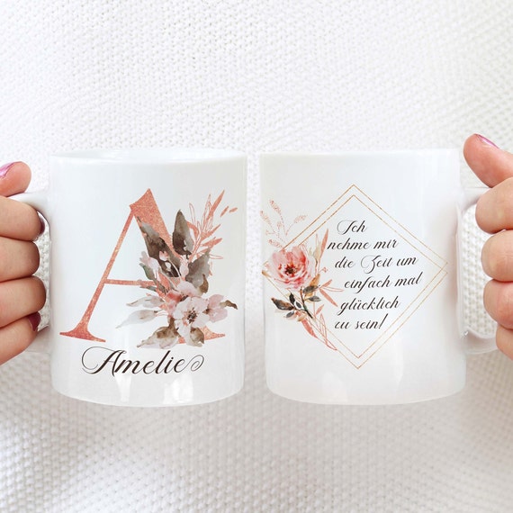 Namenstasse mit Spruch personalisiert