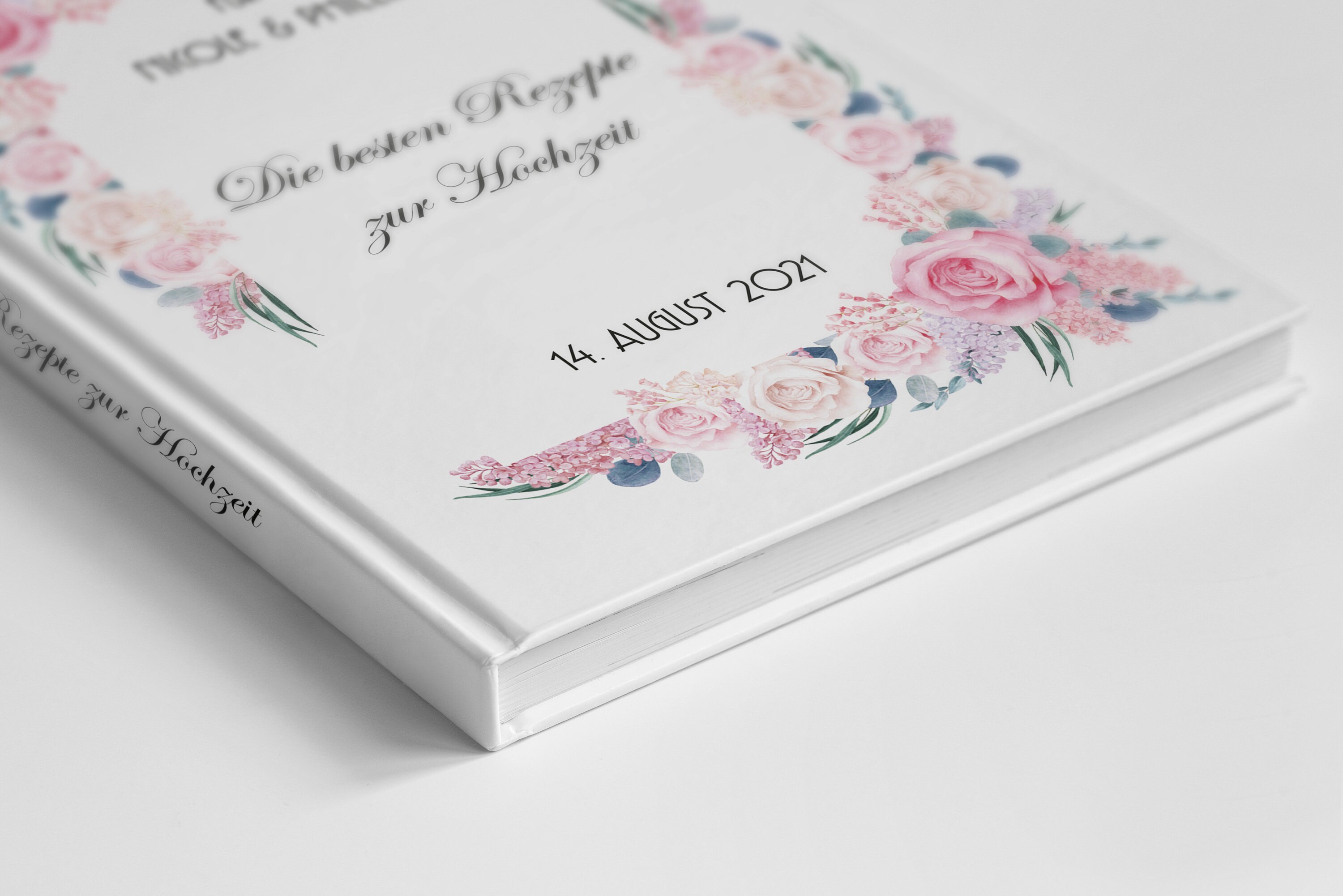 Rezeptbuch Hochzeitsgeschenk personalisierbar Rezeptbuch zum