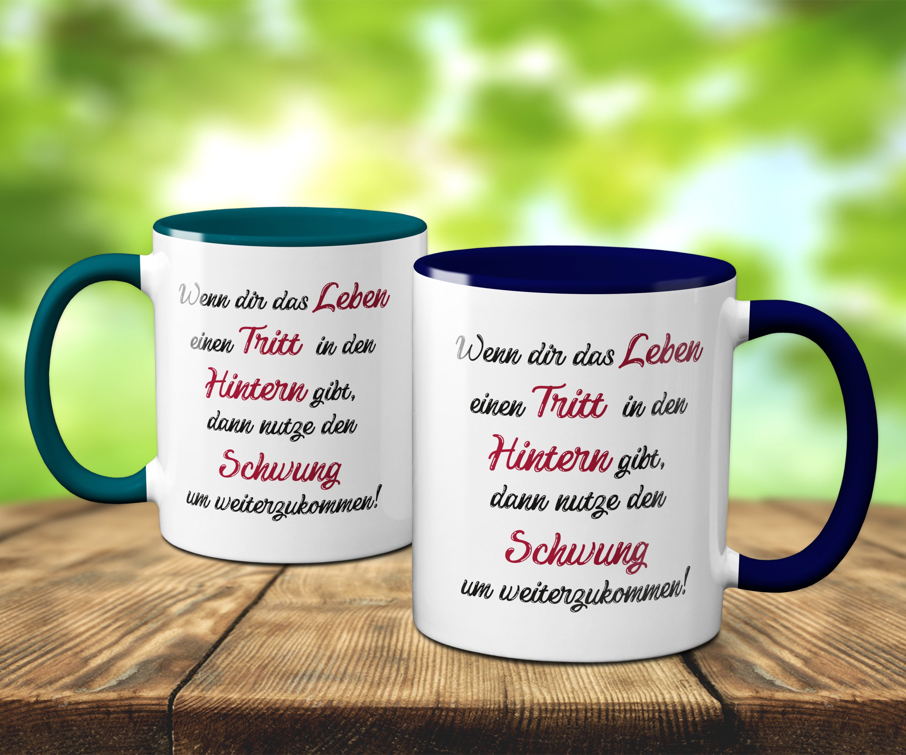 Lustige Spruch Tasse, Leben, Schwung, Kaffeetasse, Geschenk, Kaffeebecher, Teetasse