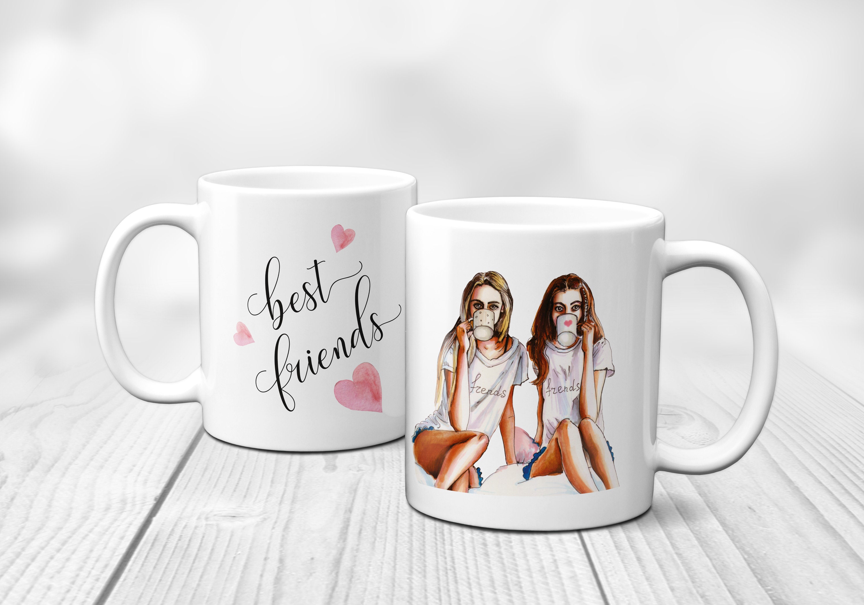 Beste Freundin Tasse Geschenk Kaffeetasse Kaffeebecher