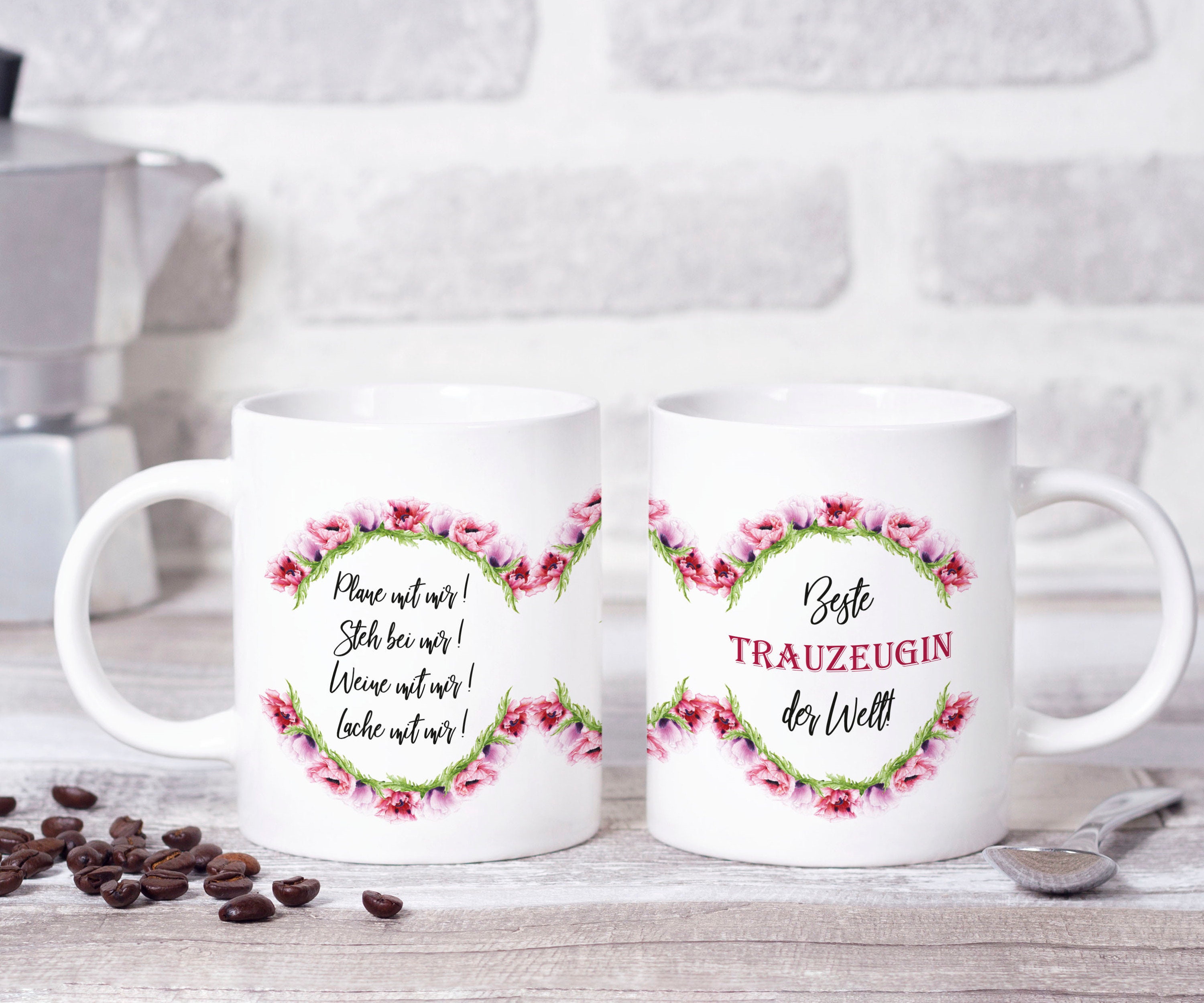 Trauzeugin Tasse, Geschenk für Trauzeugin, Beste Trauzeugin der Welt