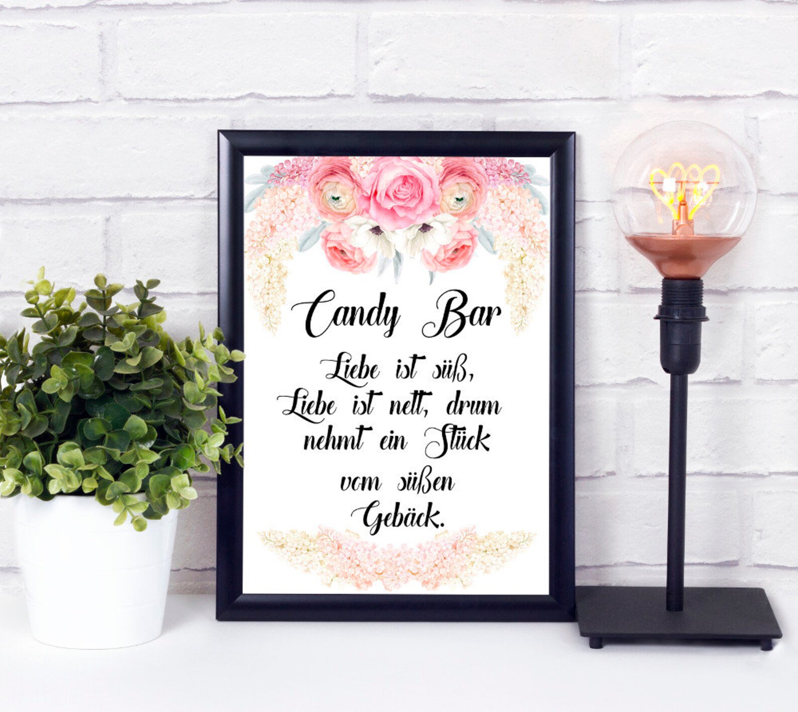 Candy Bar Deko Schild Süssigkeiten Bar Schild Hochzeit Etsy