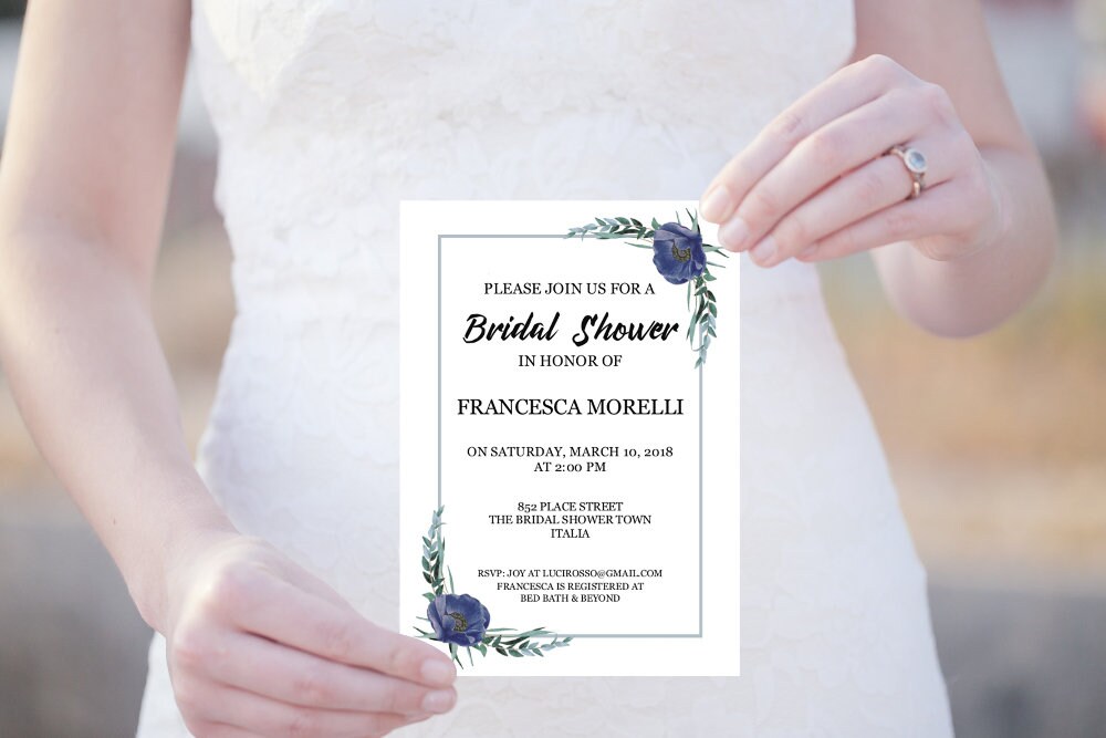 Bridal Shower Einladung Brautdusche Editierbare Pdf Vorlage Jga Brautparty Diy Hochzeit Junggesellinnenabschied Einladung
