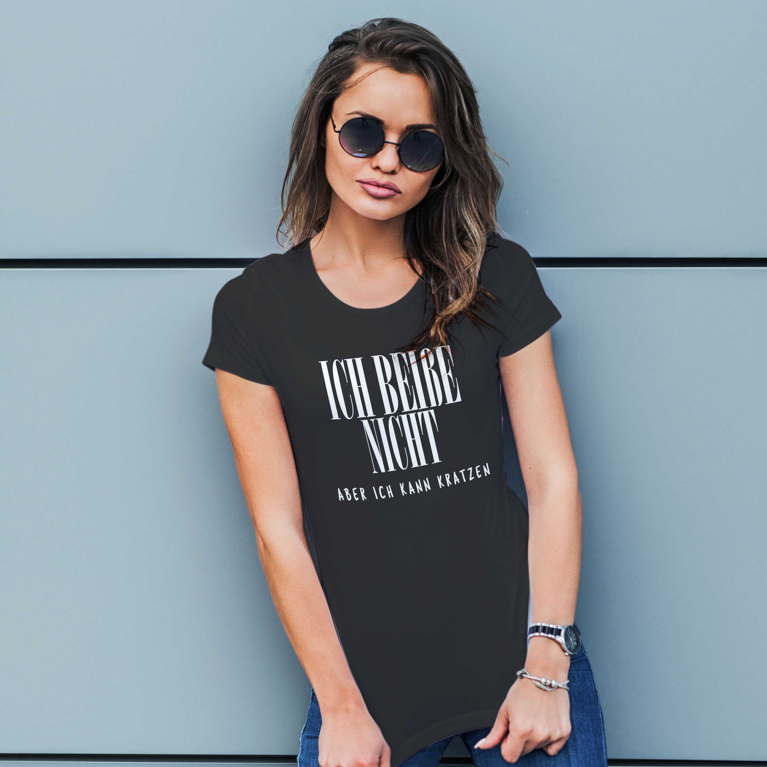 Kratzbürste TShirt, Lustige Sprüche Shirt, Damen Shirt, Zicke, Freche Mädchen, Geschenk für