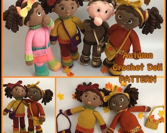 Autumn Crochet Doll Pattern