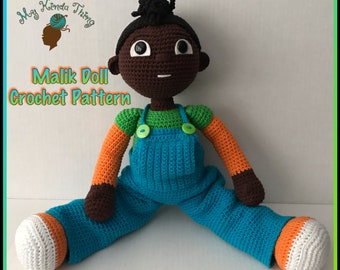 Malik Crochet Doll Pattern
