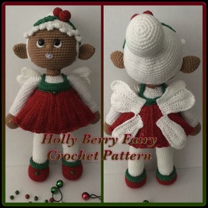 Holly Berry Fairy Crochet Doll Pattern