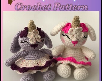 Crochet Bunny Unicorn