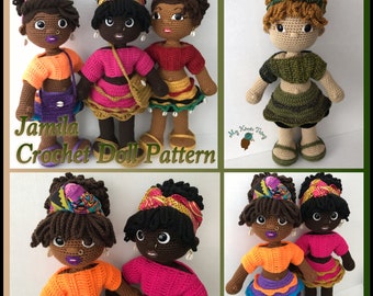 Jamila Crochet Doll Pattern