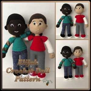 Elijah Crochet Doll Pattern