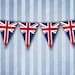 UK British Flag DIY Union Jack Party Banner Bunting - Printable - FILE to Print