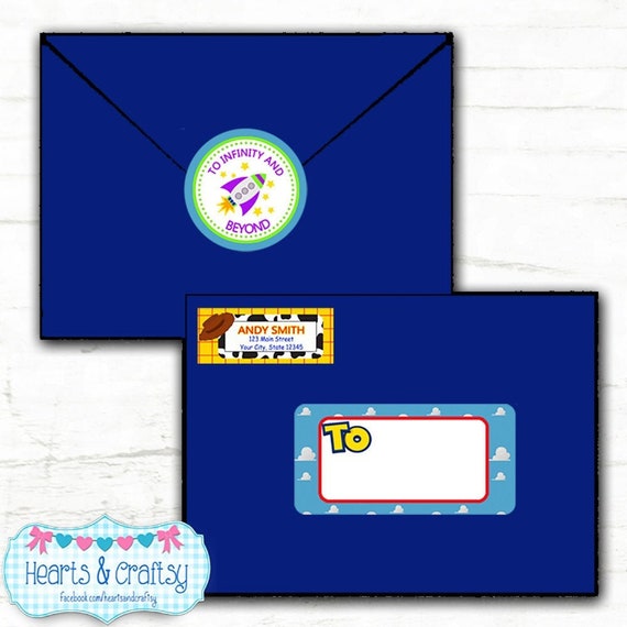 DIY Toy Story Party Address Labels and Envelope Seal / Stickers / Labels / Envelope Labels / Woody Birthday - Print Your Own FILE to PRINT Il_570xn