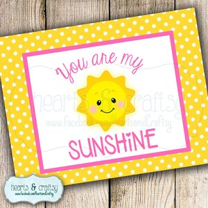 DIY You Are My Sunshine Birthday Party Package DOWNLOAD / Sunshine Birthday Party Package / First Birthday File to PRINT image 8