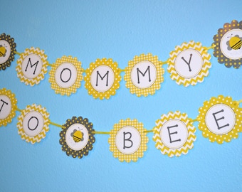 Mamá a abeja / Bumblebee baby shower banner / bee baby shower / género neutral ducha - archivo para imprimir DIY
