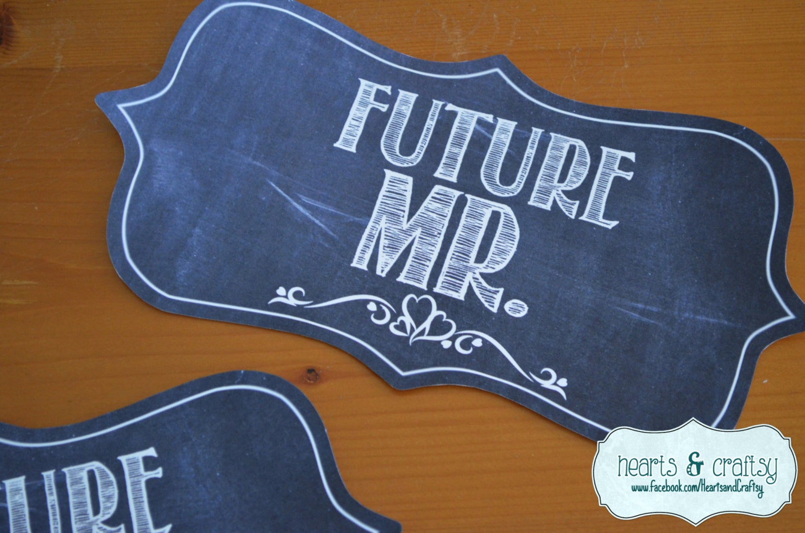 Future Mr & Mrs Wedding Signs / Chalkboard Future Mr and Mrs / | Etsy