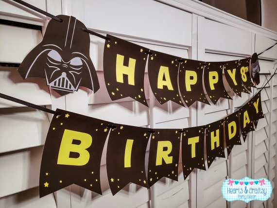 Star Fighters Birthday FILE to PRINT Happy Birthday Banner / Star Fighters Birthday Party - DIY Il_570xn